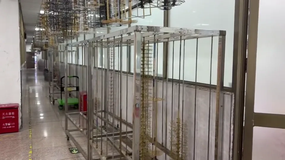 Real production floor inside the Jinming jewelry factory