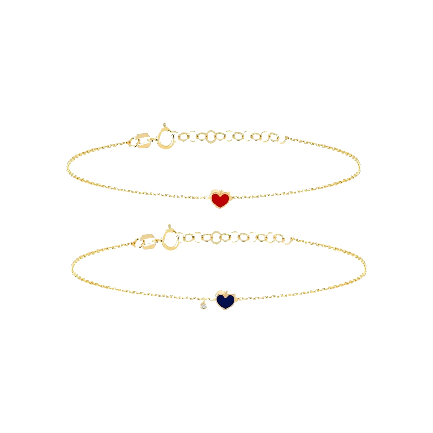 JM-BF166 Heart Bracelet Set